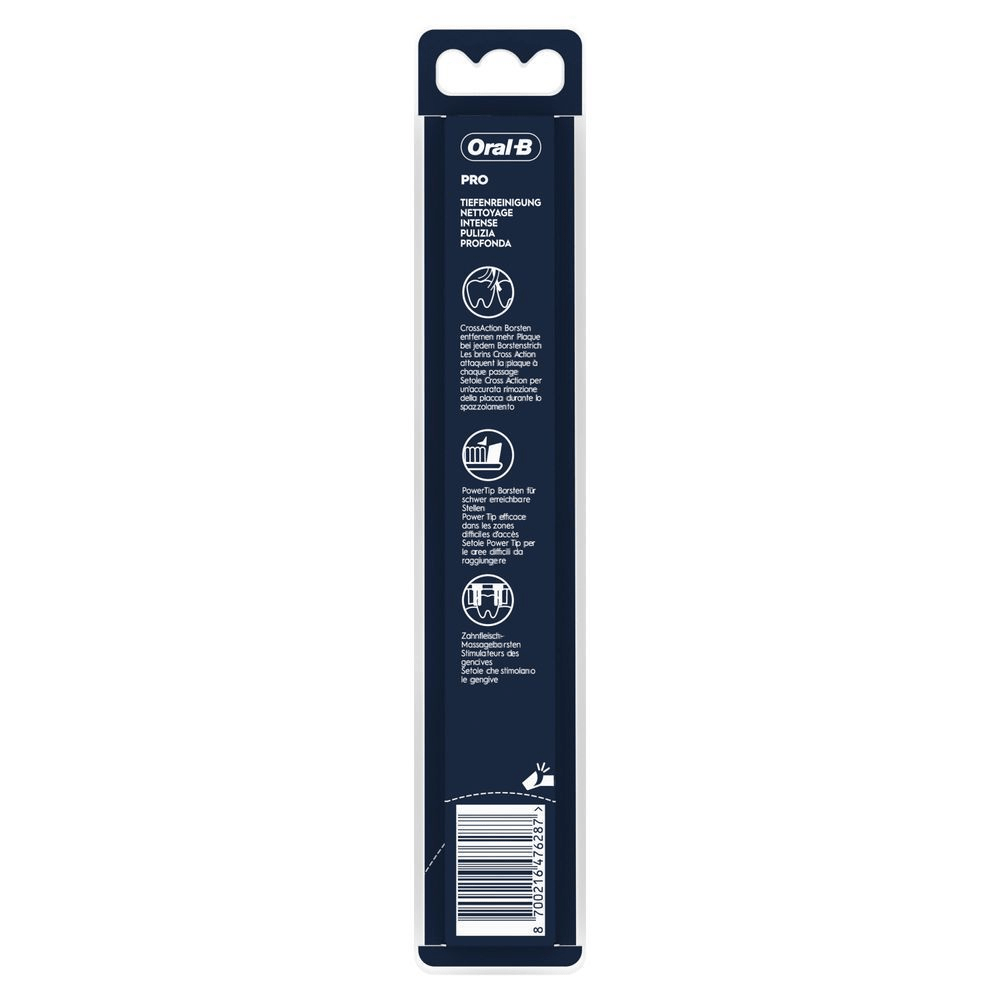 Bild: Oral-B CROSS ACTION PRO-CLEAN CLINICAL Handzahnbürste, Medium Borsten 