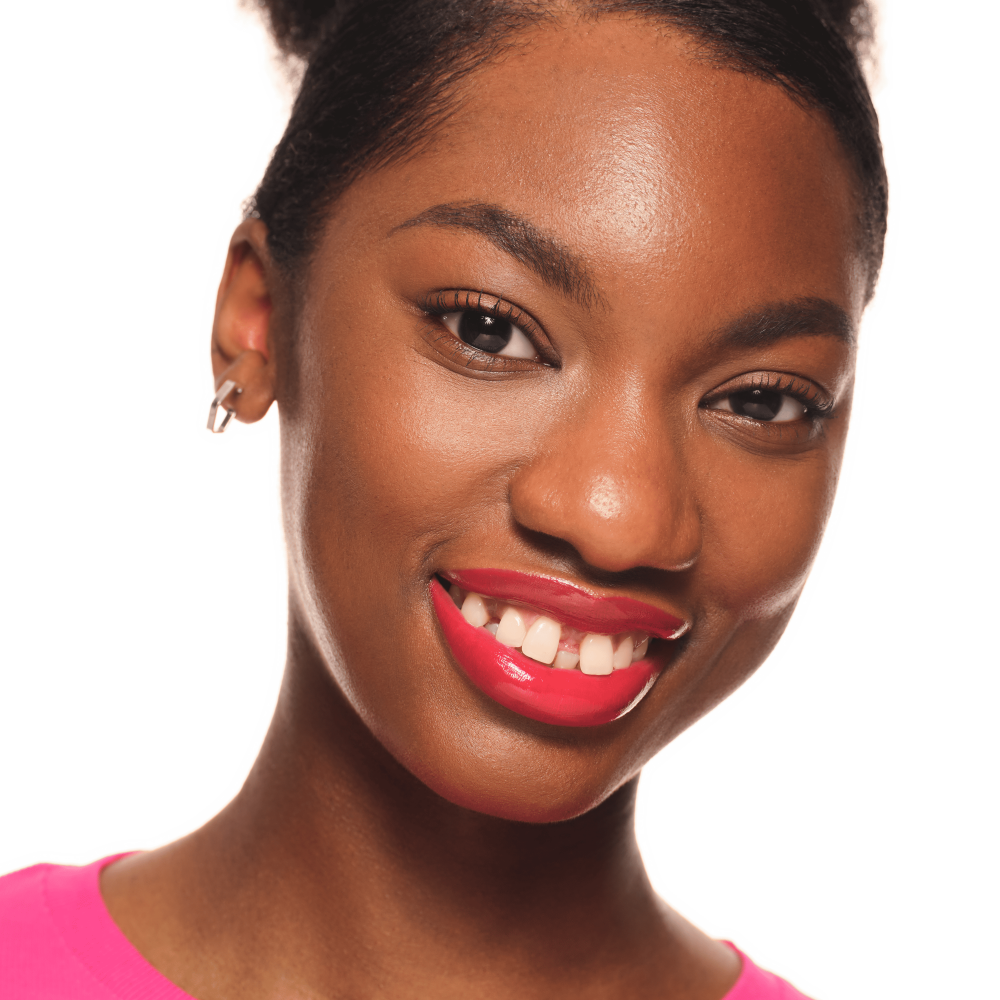 Bild: essence GLOSSY GLAZE high shine lipstick 04