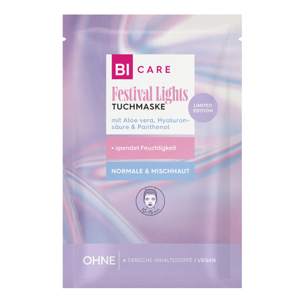 Bild: BI CARE Tuchmaske Festival Lights 