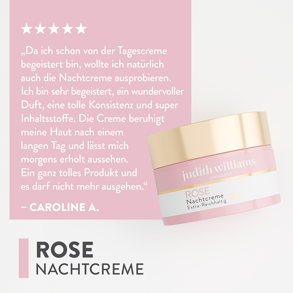 Bild: Judith Williams Cosmetics Nachtcreme Rose 