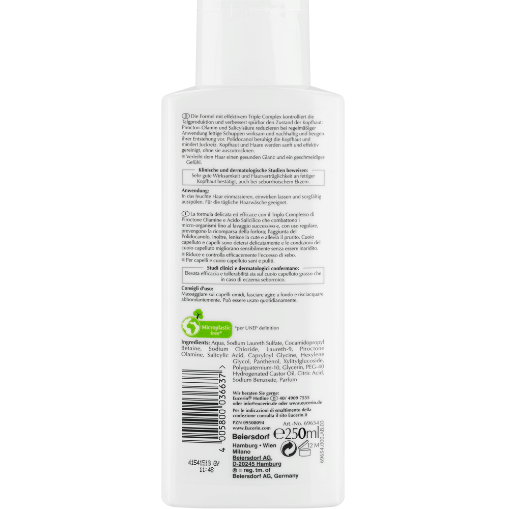 Bild: Eucerin Dermo Capillaire Gel Shampoo Anti Schuppen 
