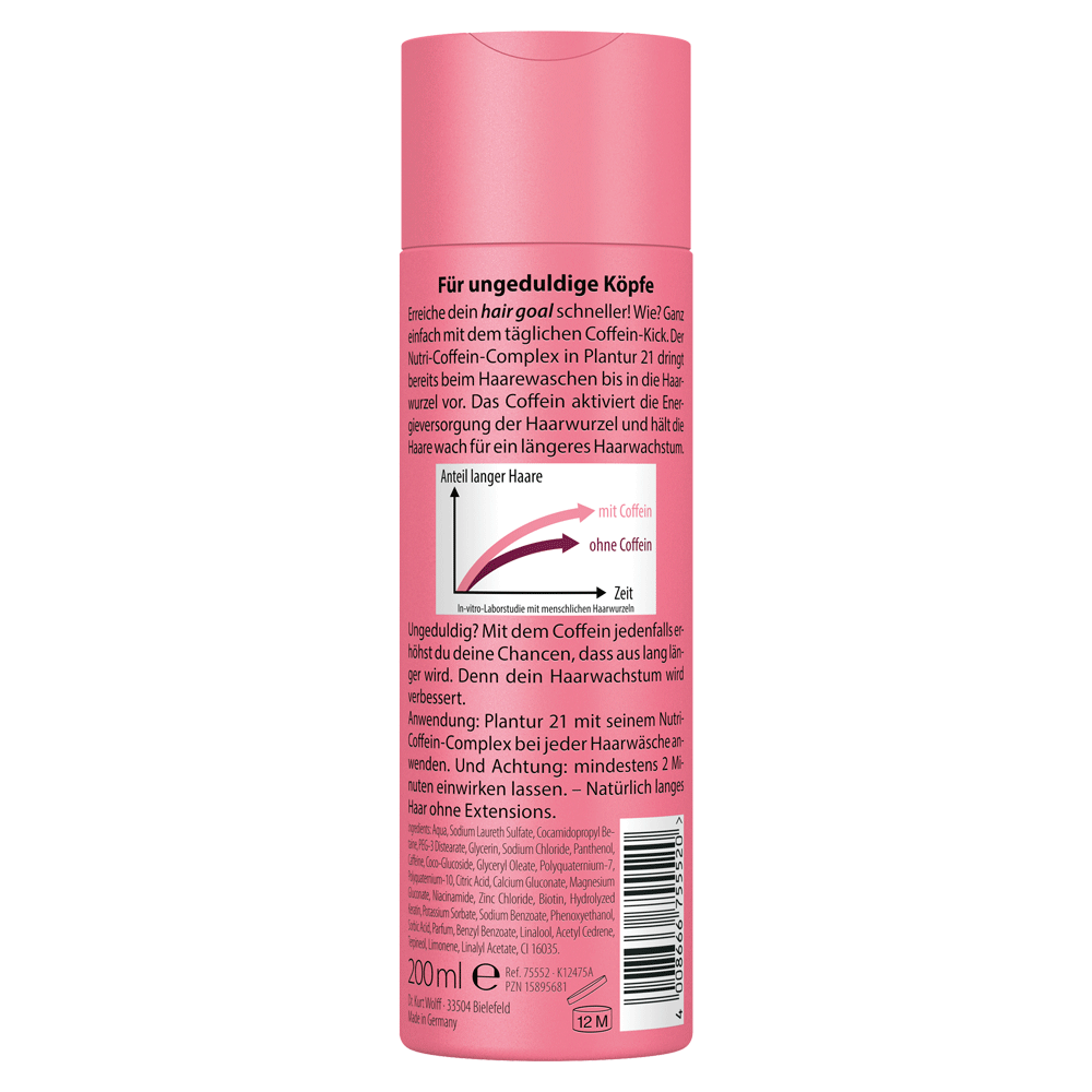 Bild: Plantur 21 Nutri Coffein Shampoo Lange Haare 