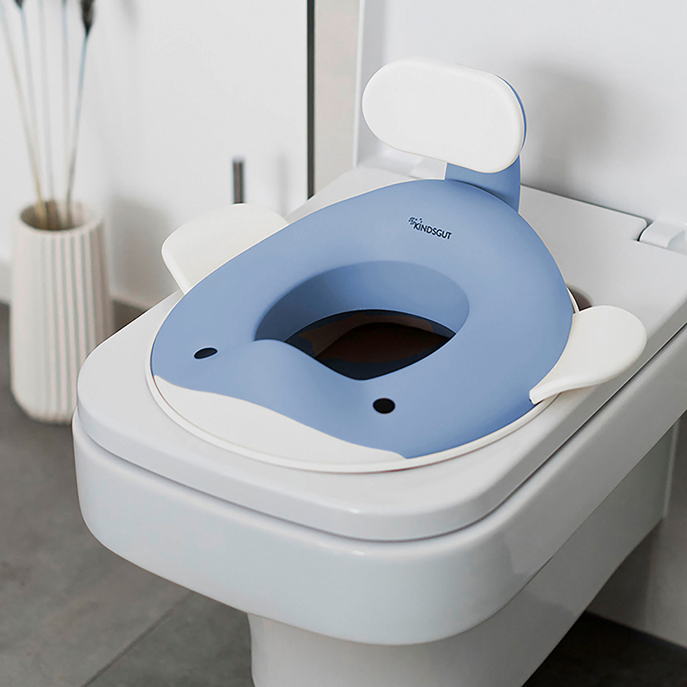 Bild: Kindsgut Toilettenaufsatz Wal Taubenblau 
