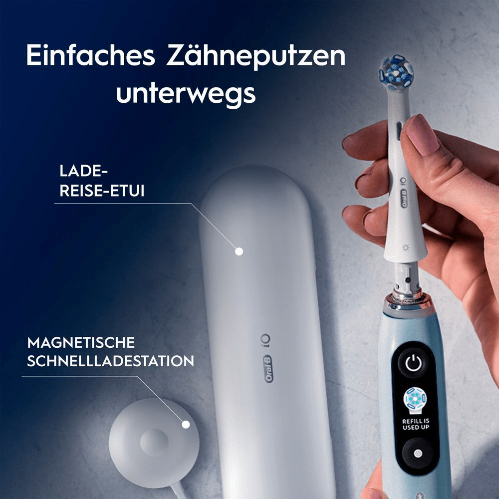Bild: Oral-B iO Series 9 Elektrische Zahnbürste, Aqua Marine