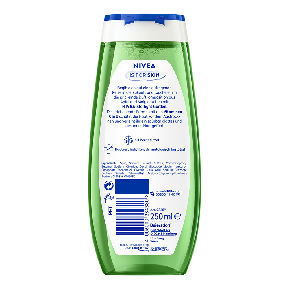 Bild: NIVEA Pflegedusche Starlight Garden Limited Edition 