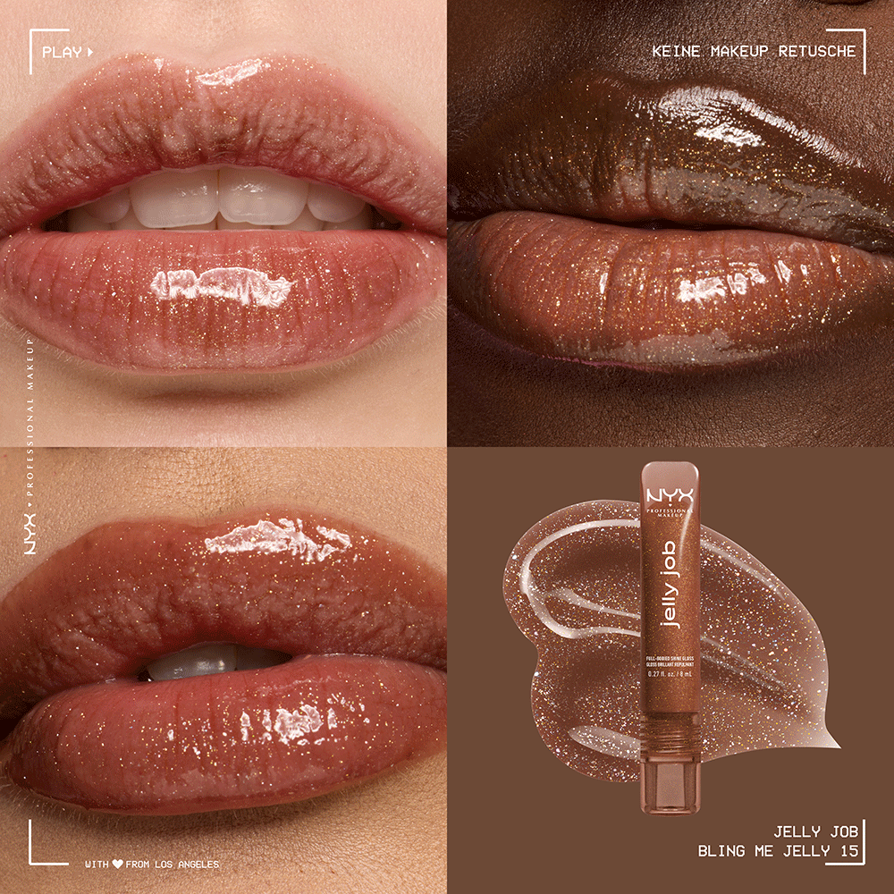 Bild: NYX Professional Make-up Jelly Job Lip Gloss Bling Me Jelly 15