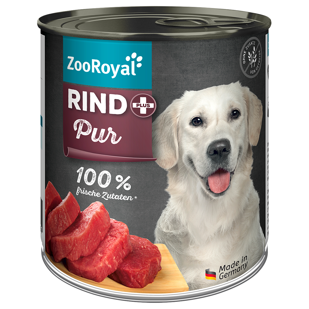 Bild: ZooRoyal Hundefutter Rind plus Pur 