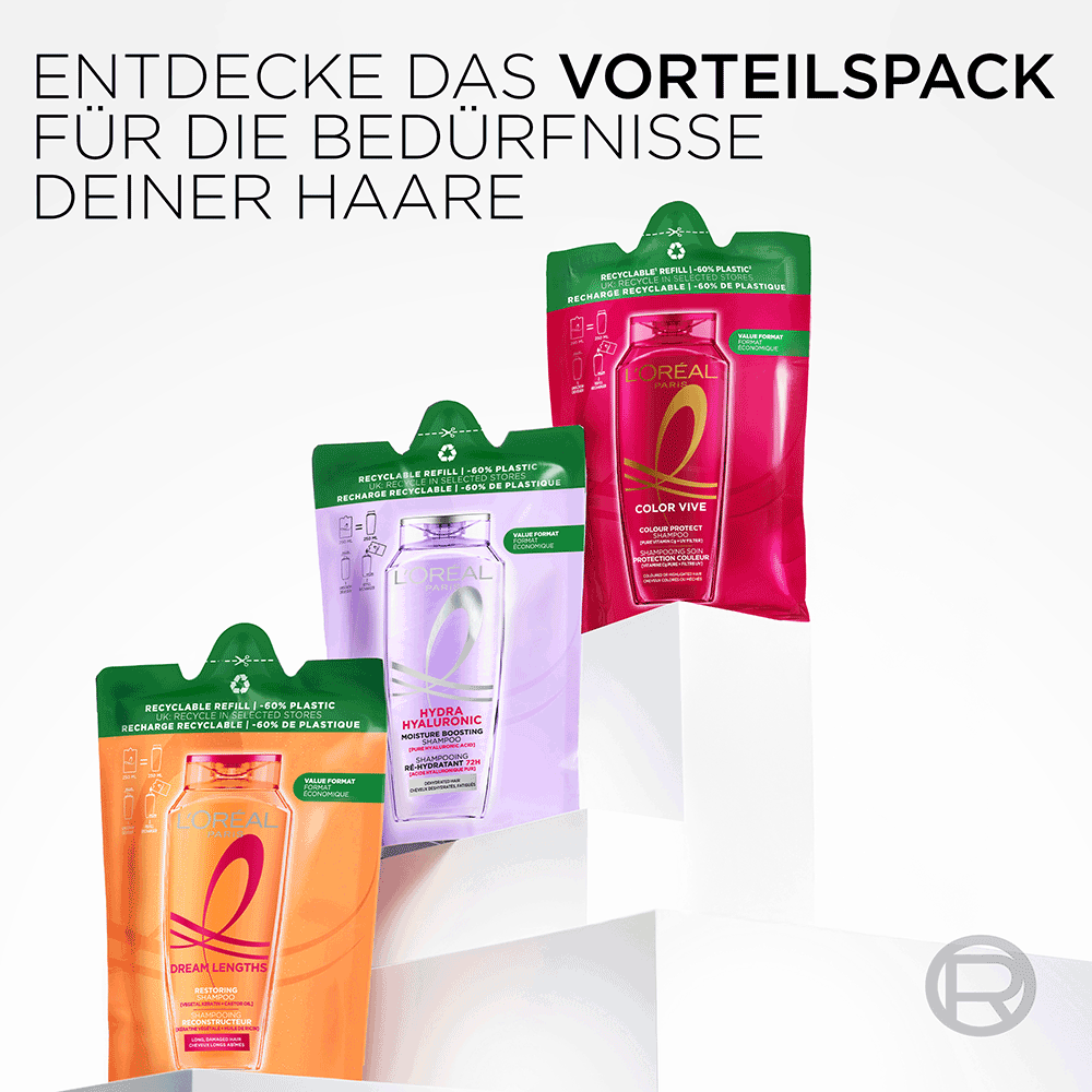 Bild: L'ORÉAL PARIS Dream Length Shampoo Nachfüllpack 