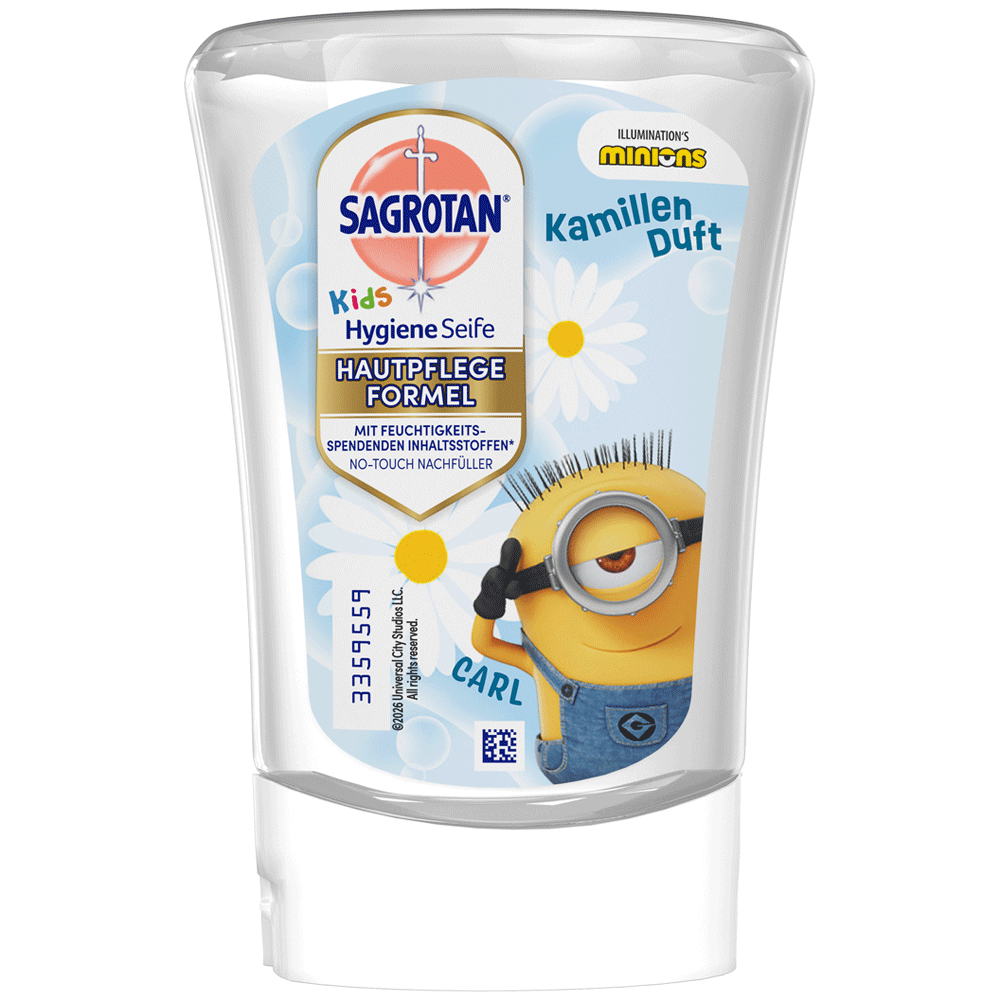 Bild: SAGROTAN Hygiene Seife Kids Nachfüller Kamillen Duft 