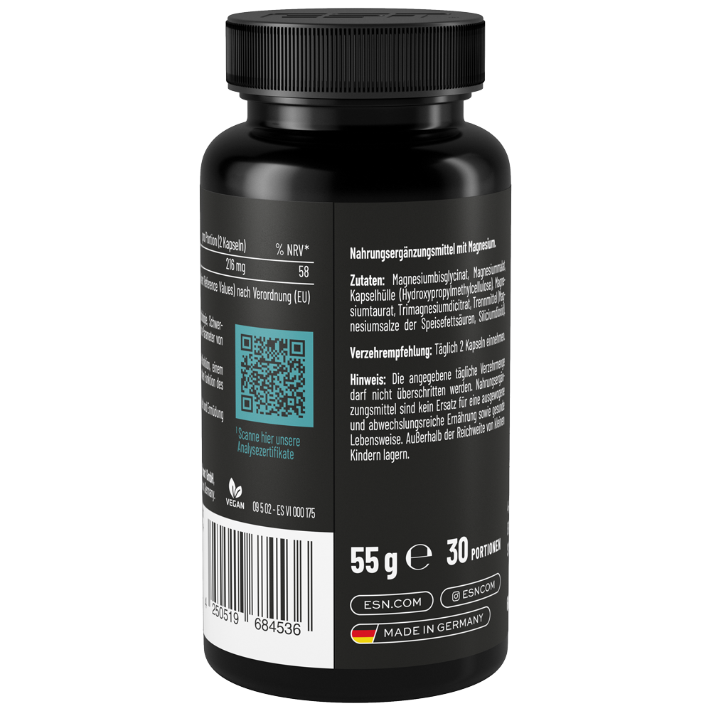 Bild: ESN Magnesium Komplex 60 Kapseln 