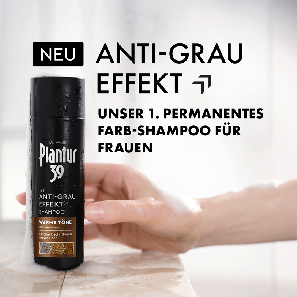 Bild: Plantur 39 Anti-Grau Effekt Shampoo 