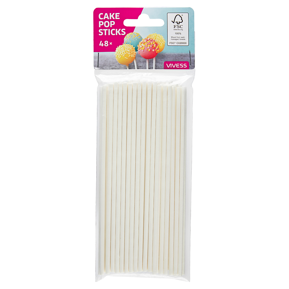 Bild: Vivess Cake Pop Sticks 48x 