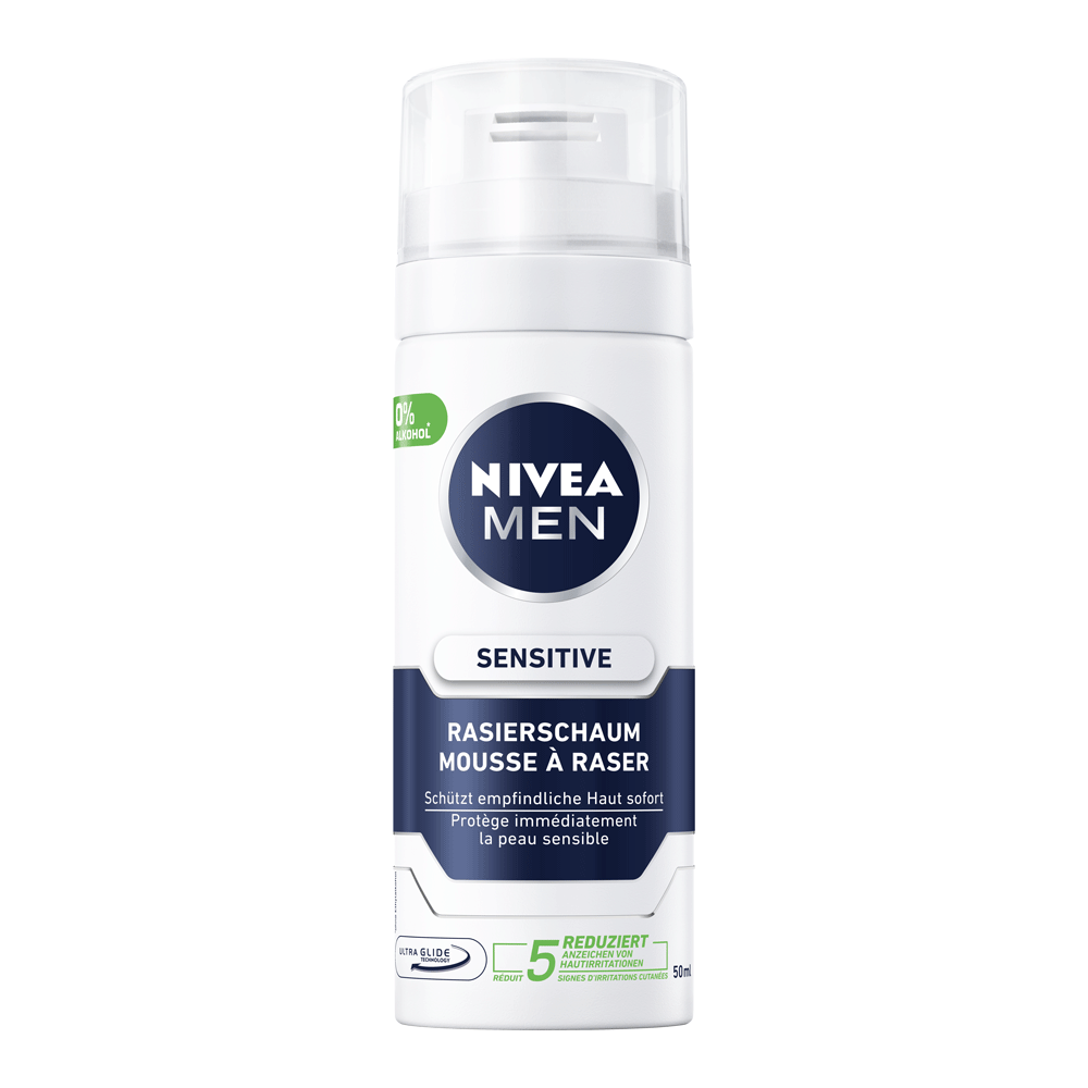 Bild: NIVEA MEN Rasierschaum Sensitive Mini 