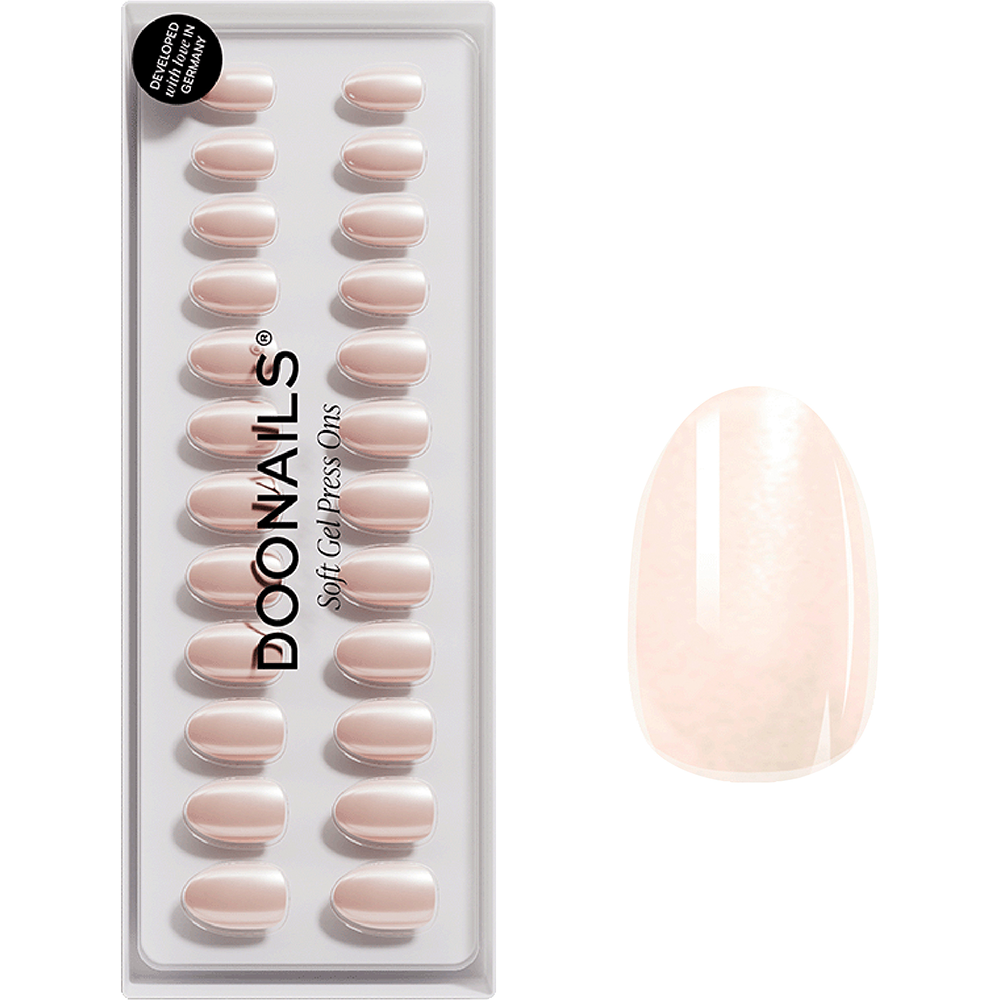 Bild: DOONAILS Soft Gel Press Ons Round Prosecco 