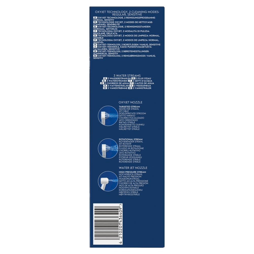 Bild: Oral-B AquaCare 4 Kabellose Munddusche, Weiß/Blau 
