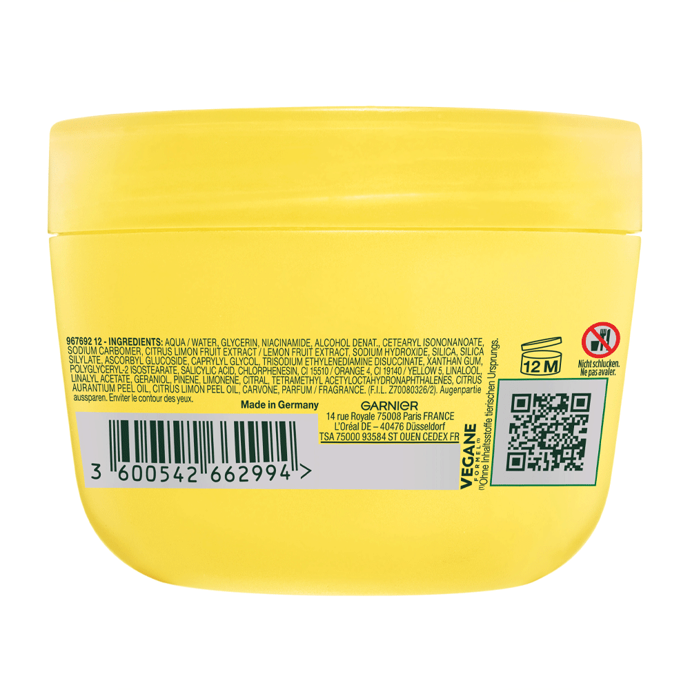 Bild: GARNIER Vitamin C Fresh & Bright Glow Booster Sorbet Creme