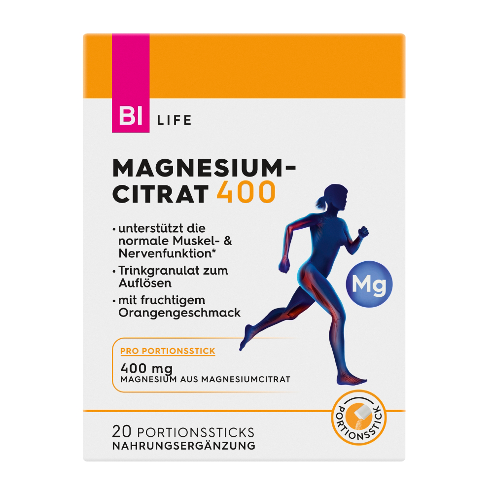 Bild: BI LIFE Magnesium-Citrat 400 