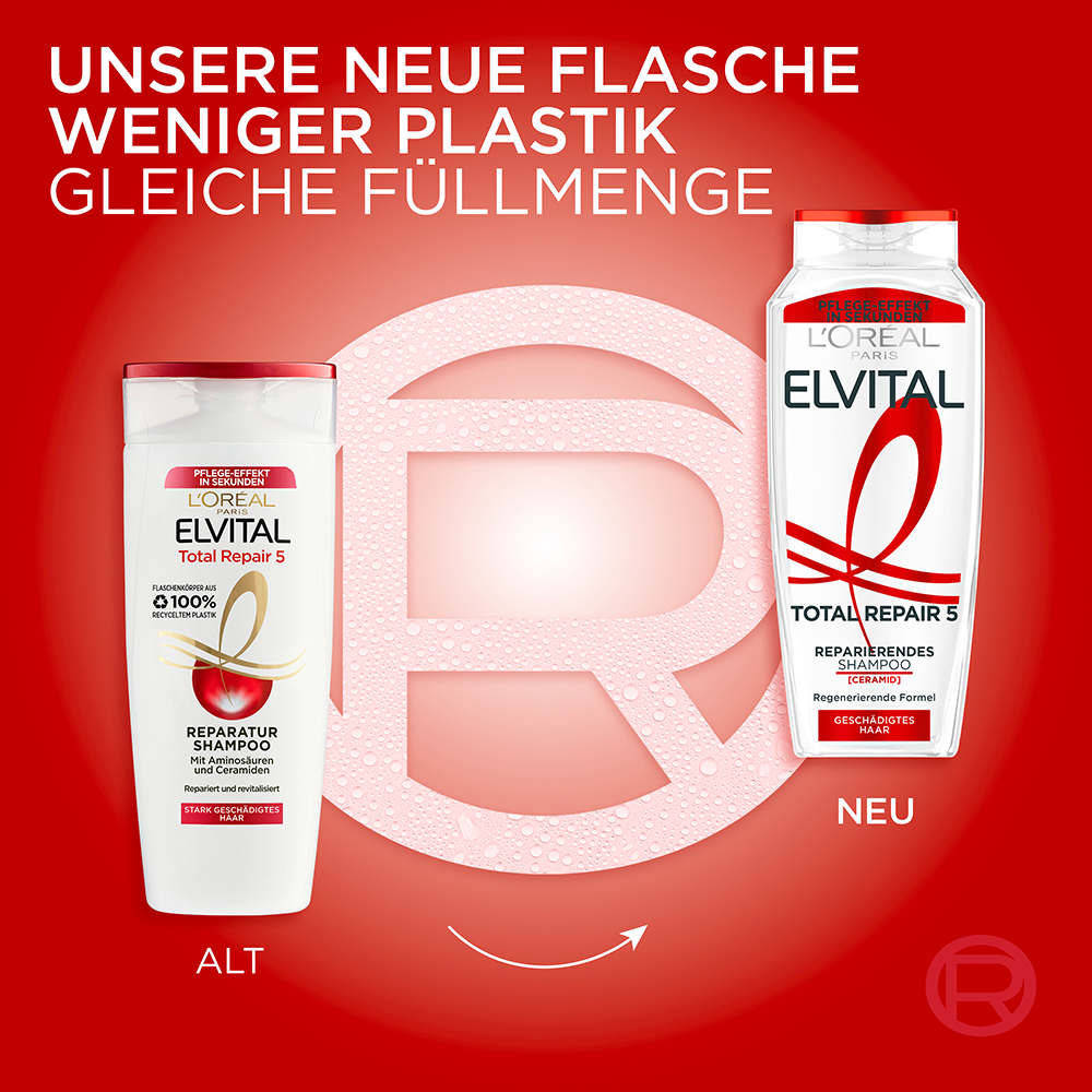 Bild: L'ORÉAL PARIS ELVITAL Total Repair 5 Reparierendes Shampoo 