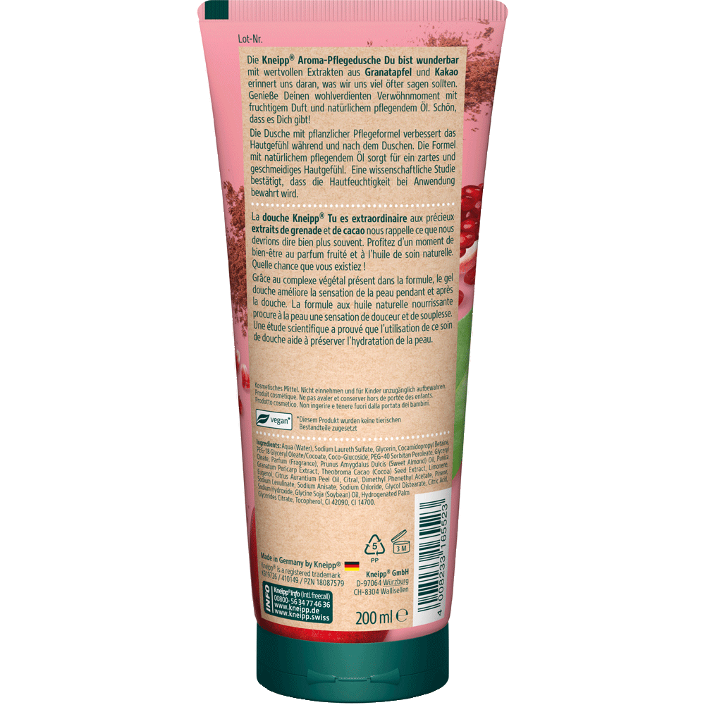 Bild: Kneipp Aroma-Pflegedusche Du bist Wunderbar 