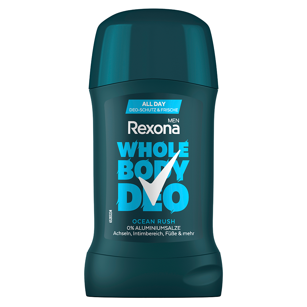 Bild: Rexona MEN Deo Stick Whole Body Ocean Rush 
