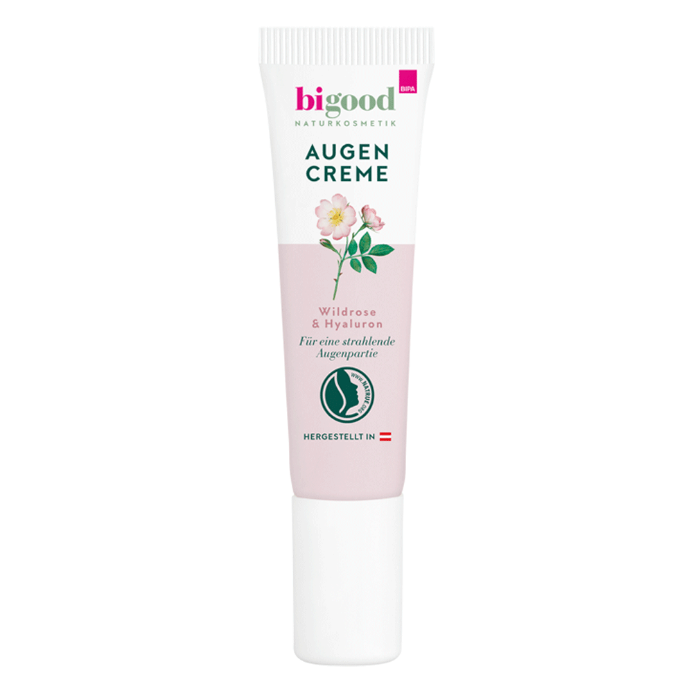 Bild: bi good Augencreme Wildrose & Hylaron 