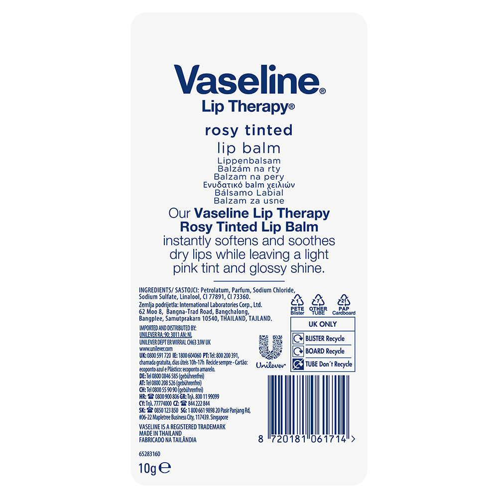 Bild: Vaseline Lip Balm Rosy Tinted