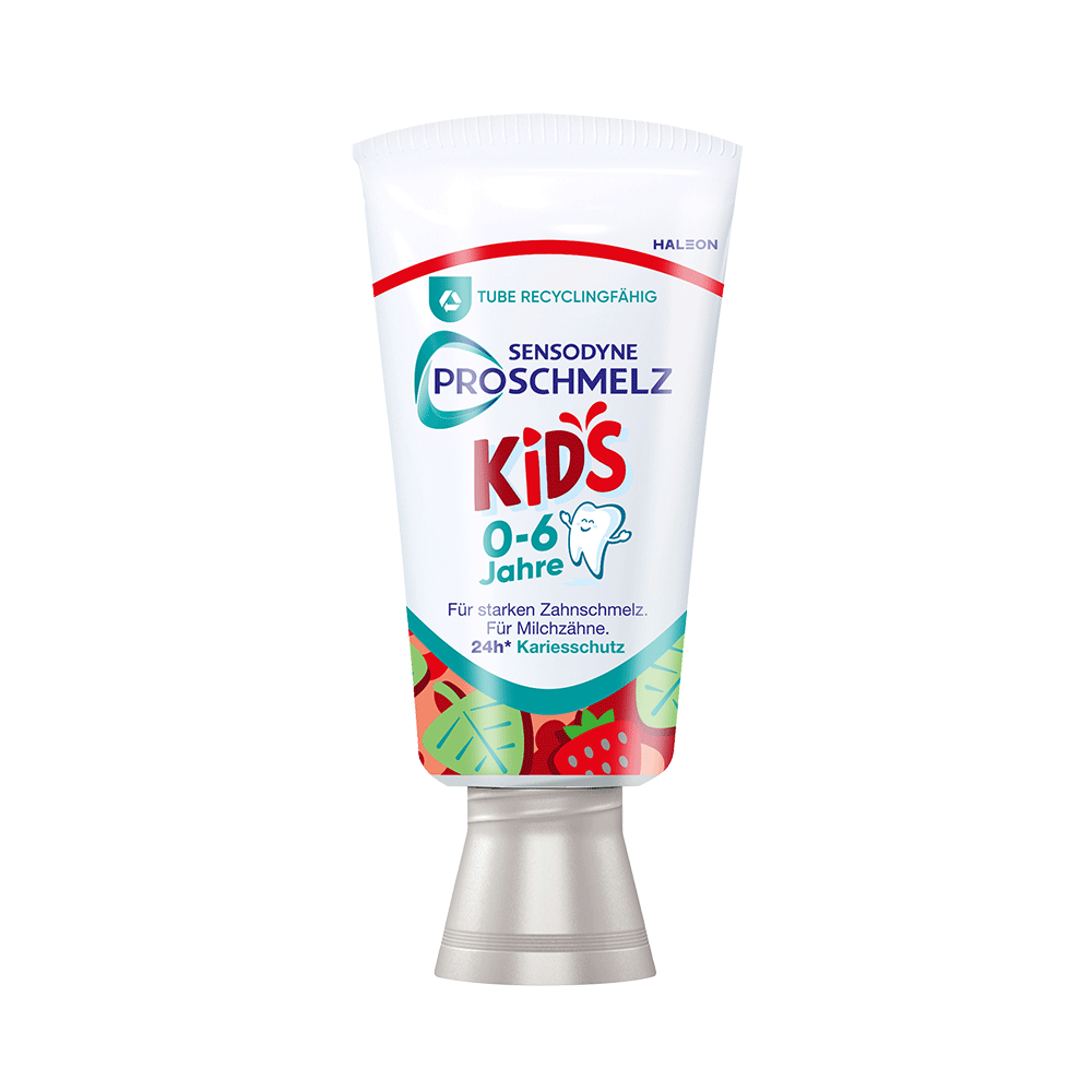 Bild: SENSODYNE ProSchmelz Kids Zahnpasta 0-6
