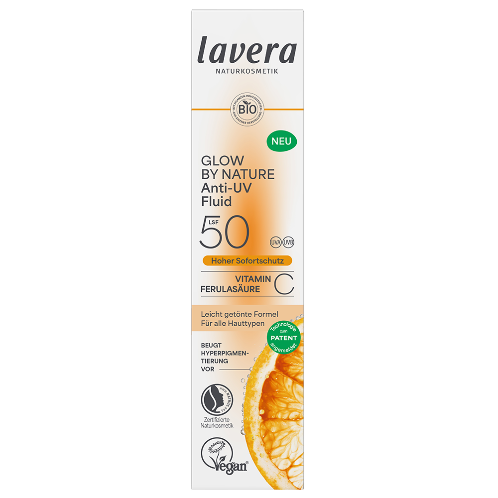Bild: lavera Glow by Nature Anti UV Fluid LSF 50 