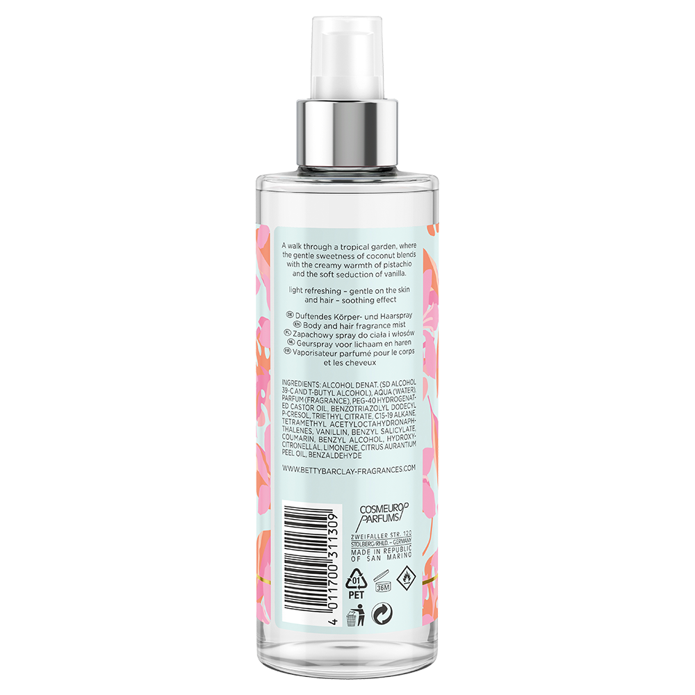 Bild: Betty Barclay Körper und Haar Spray Coconut Pistachia 