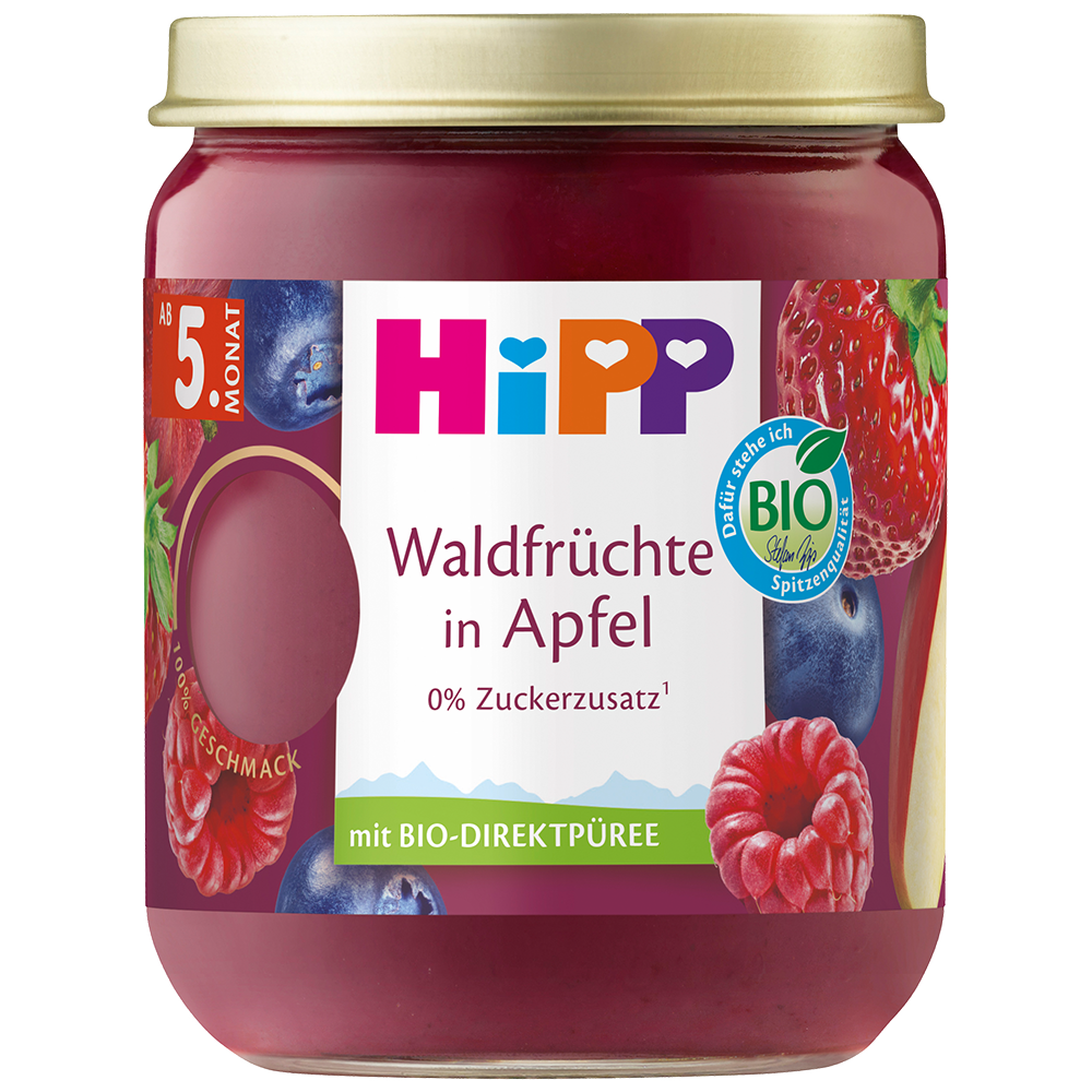 Bild: HiPP Waldfrüchte in Apfel 