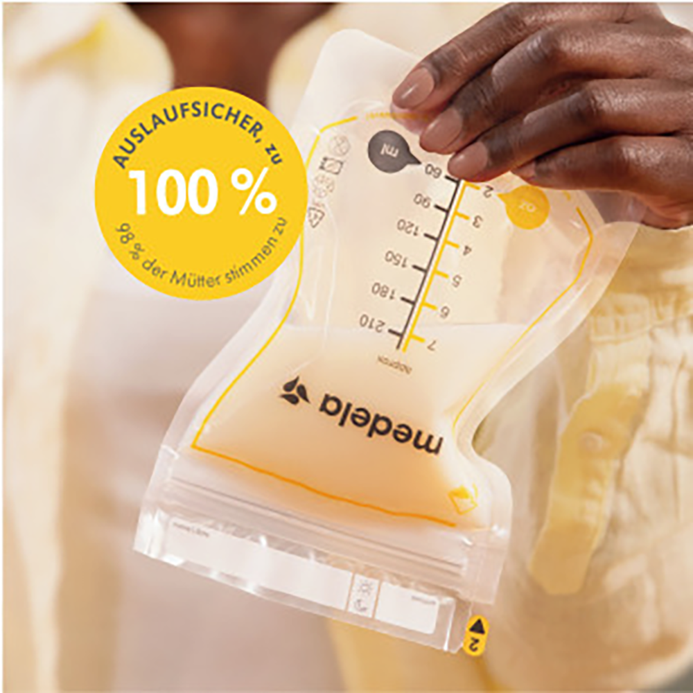 Bild: Medela Easy Pour Muttermilchbeutel 