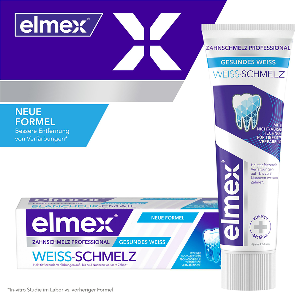 Bild: elmex Zahnschmelz Professional Gesundes Weiss Weiss-Schmelz 