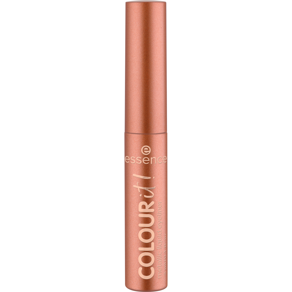 Bild: essence COLOUR it! metallic liquid liner Burnished Bronze 01