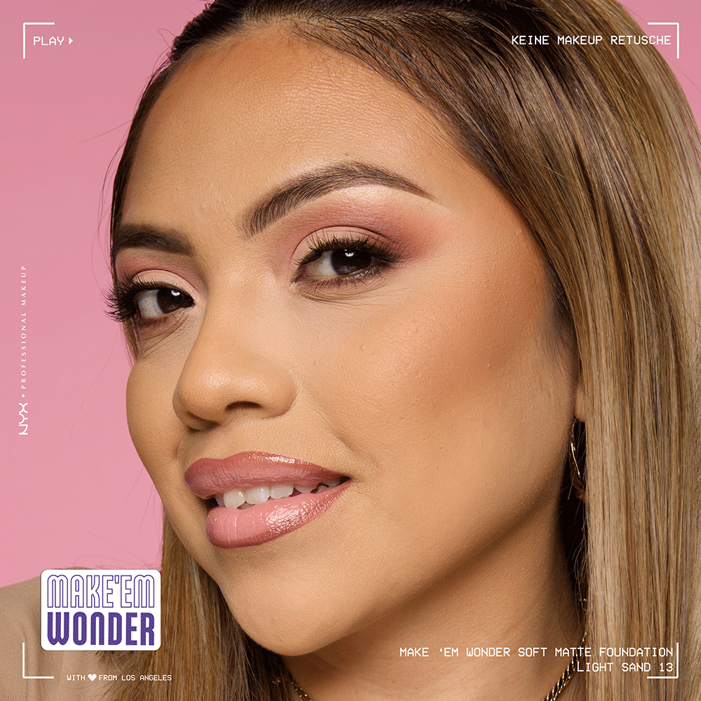 Bild: NYX Professional Make-up Make 'EM Wonder Foundation Light Sand 13