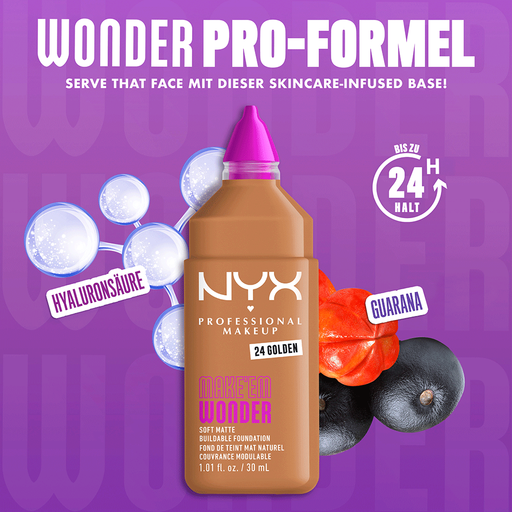 Bild: NYX Professional Make-up Make 'EM Wonder Foundation Golden 24