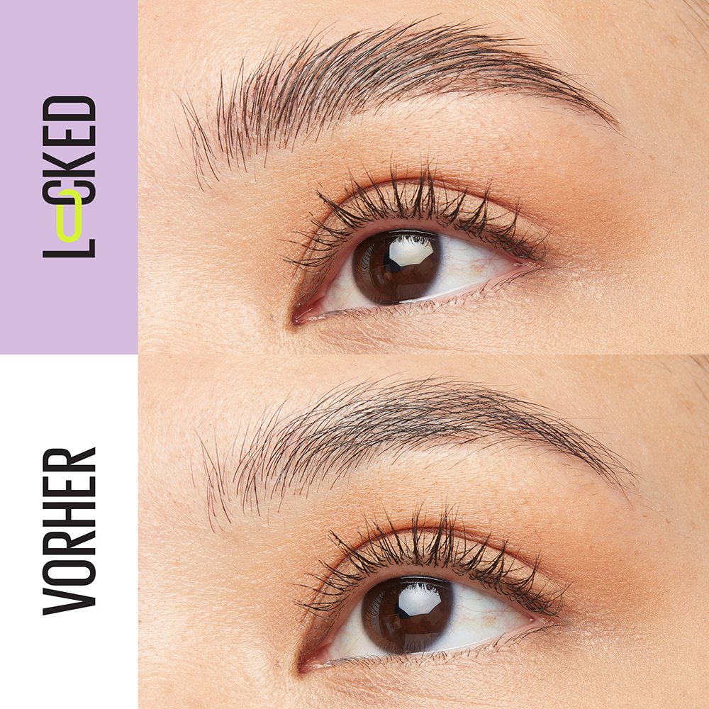Bild: MAYBELLINE Super Lock Brow Glue Augenbrauengel Deep Brown