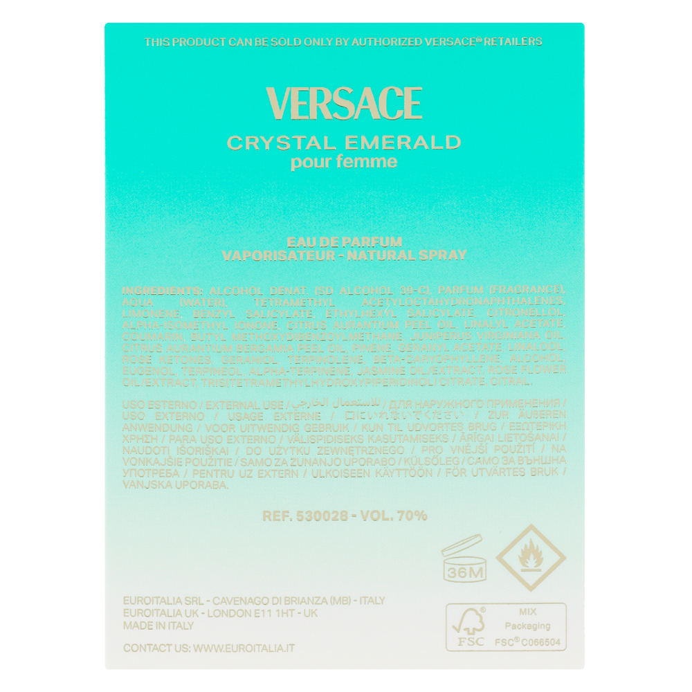Bild: Versace Crystal Emerald Eau de Parfum