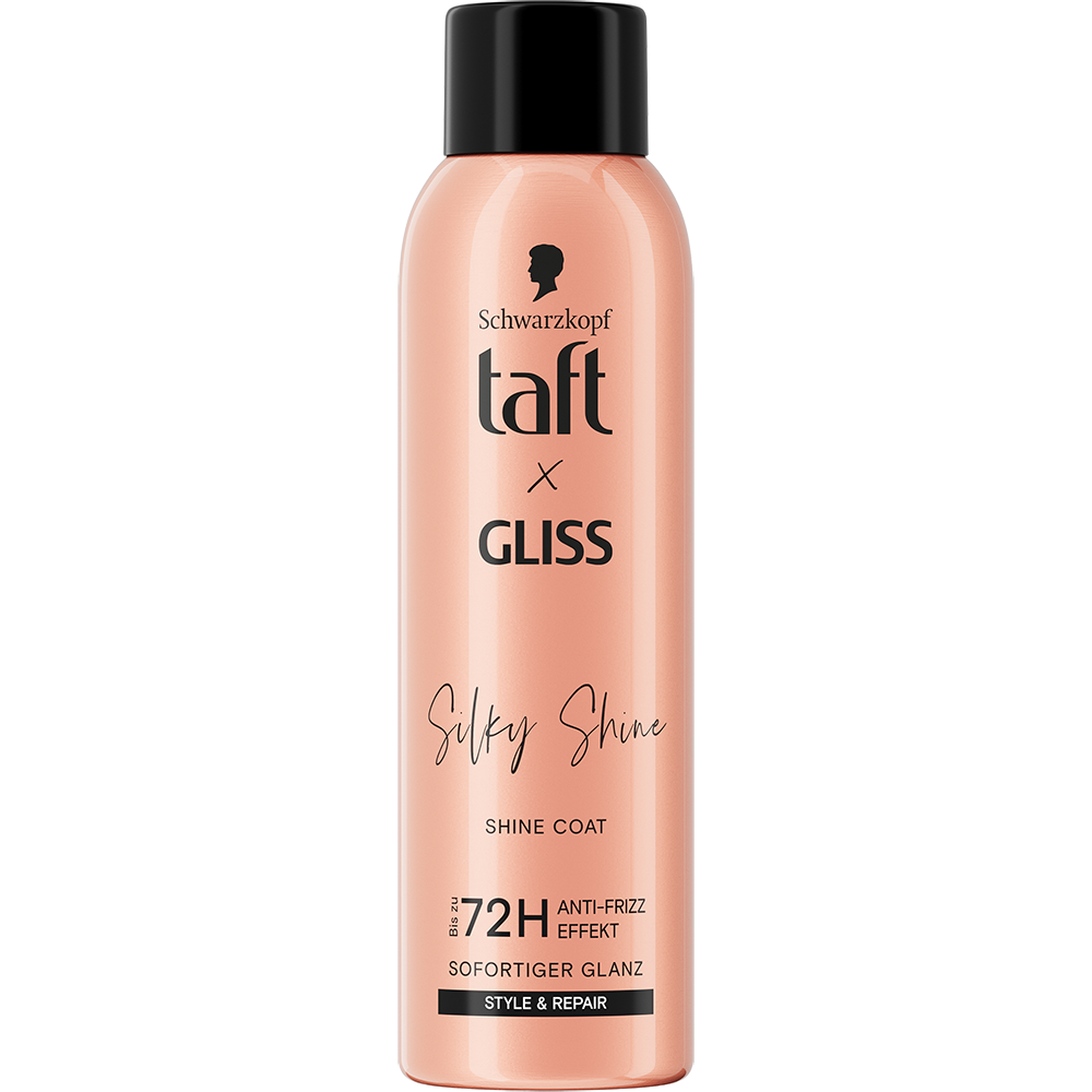 Bild: Schwarzkopf taft X Gliss Shine Coat Silky Shine 