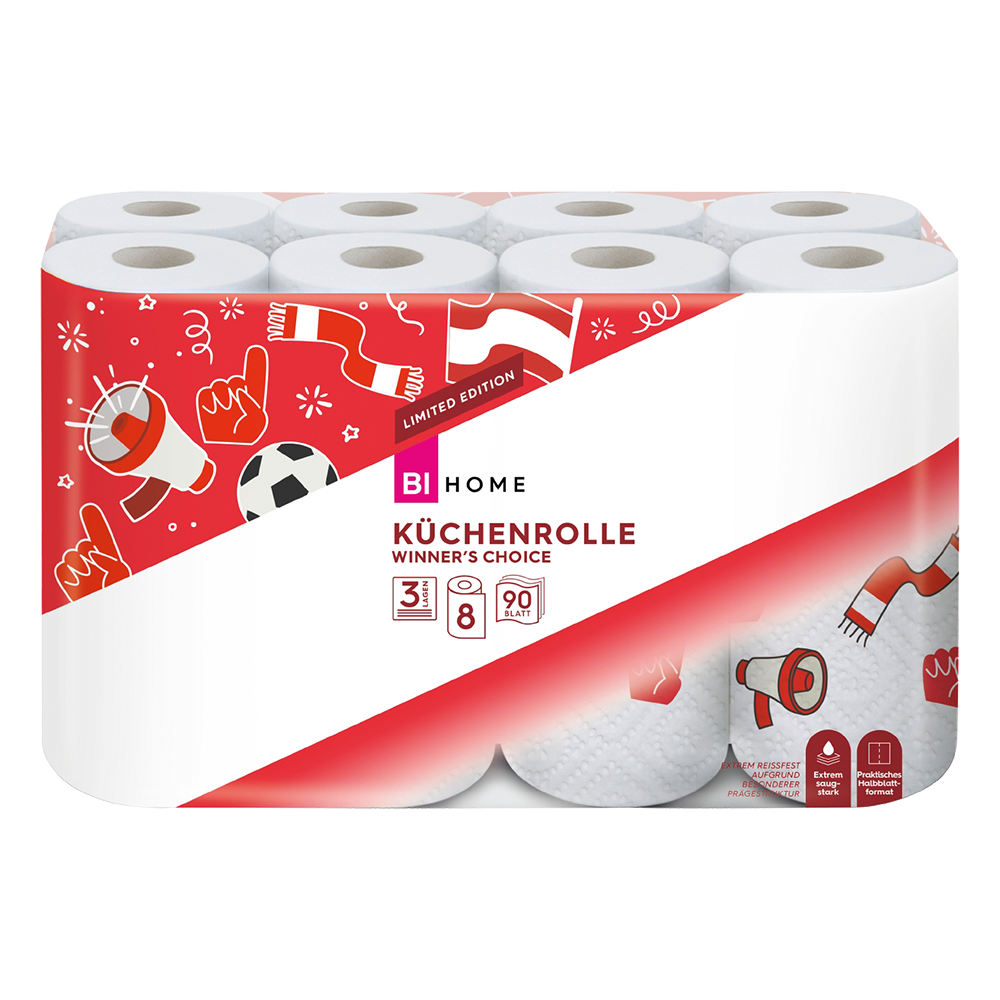 Bild: BI HOME Küchenrolle Winner's Choice Limited Edition 