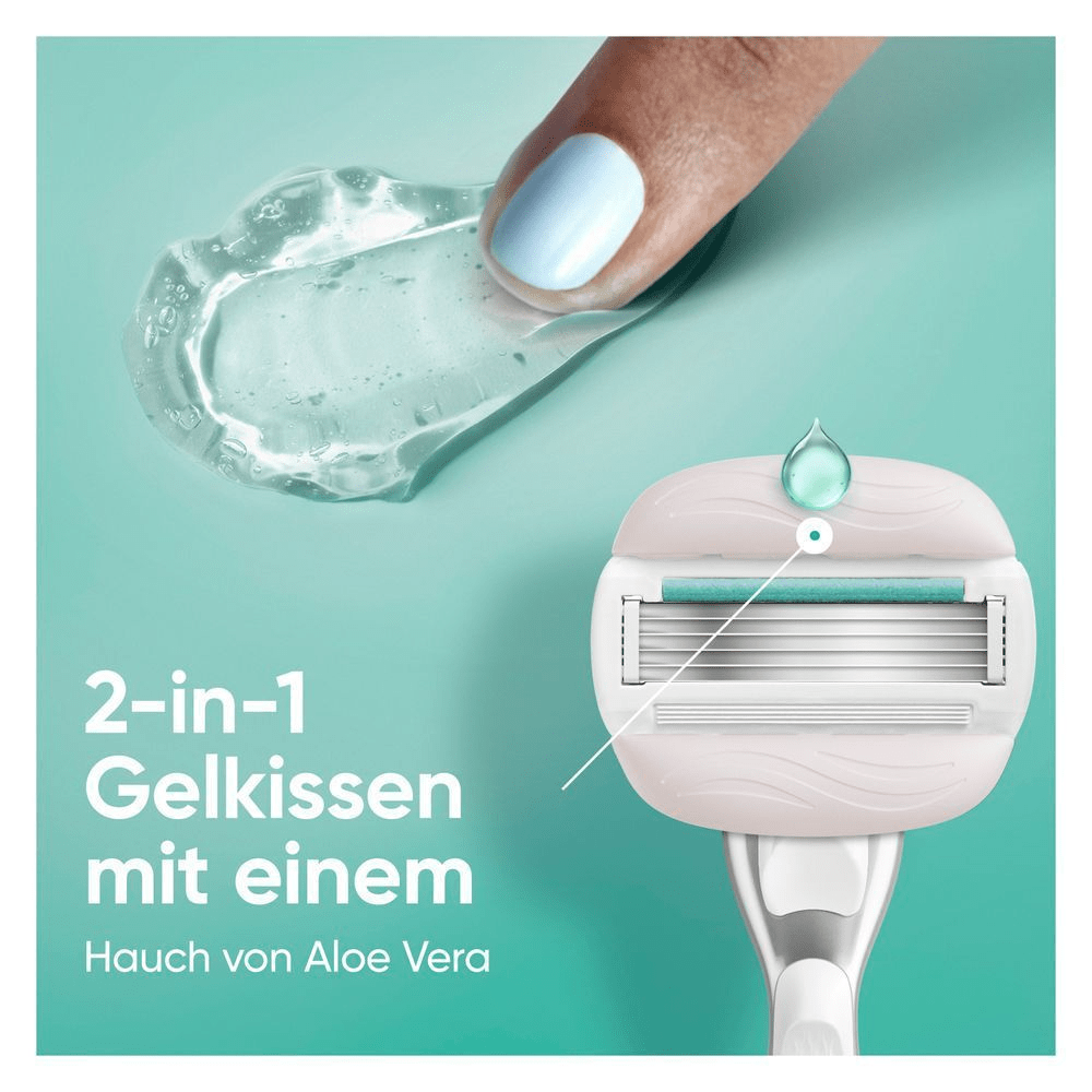 Bild: Gillette Venus Pro ComfortGlide Sensitive Damenrasierer mit einem Hauch von Aloe Vera 