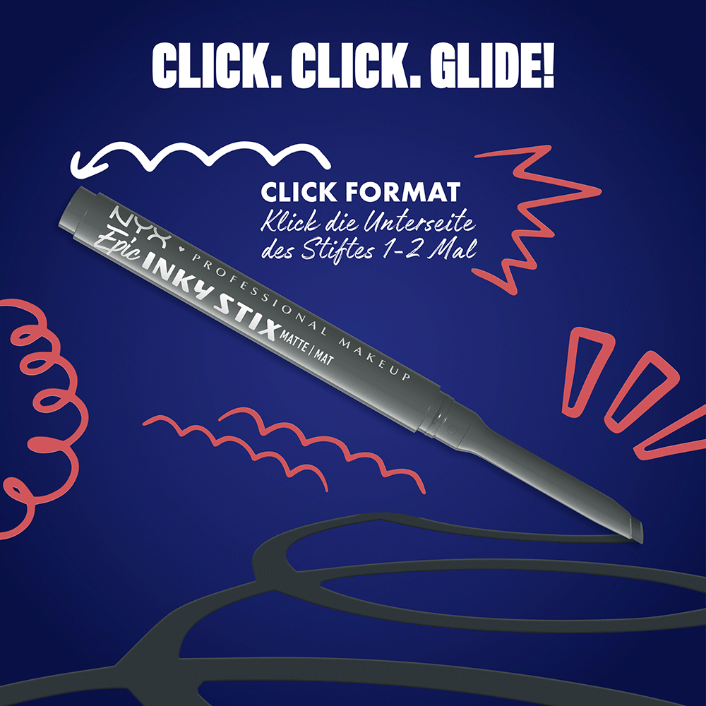 Bild: NYX Professional Make-up Epic Inky Stix Cream Gel Eyeliner Off-Grid Grey 15