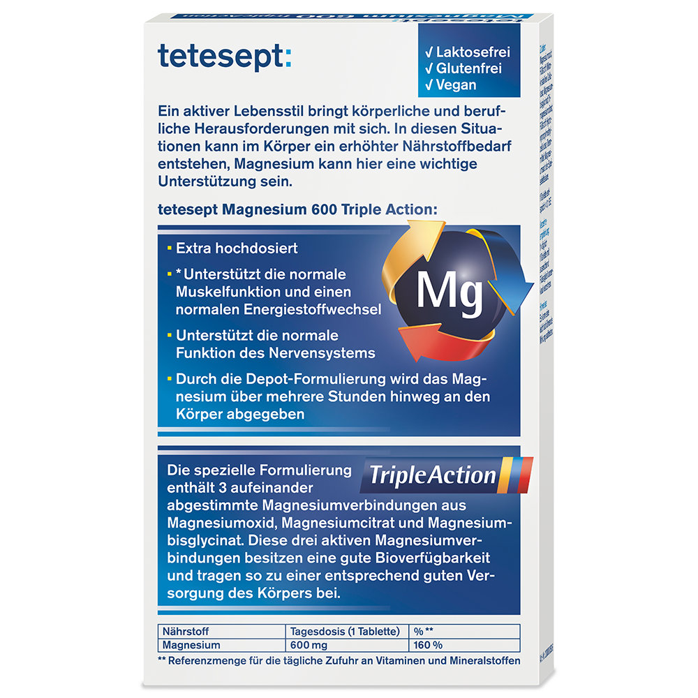 Bild: tetesept: Magnesium 600 