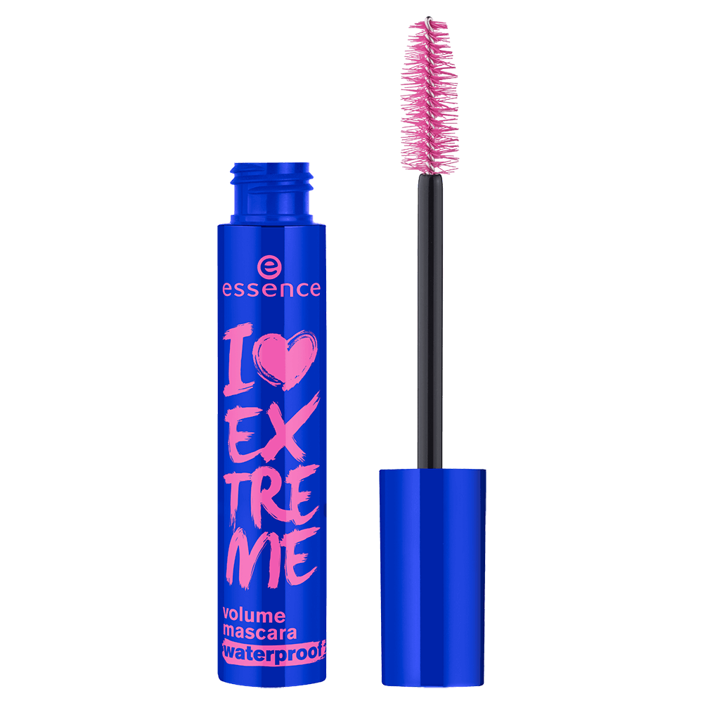 Bild: essence I Love Extreme Crazy Volume Mascara Waterproof Schwarz Wasserfest
