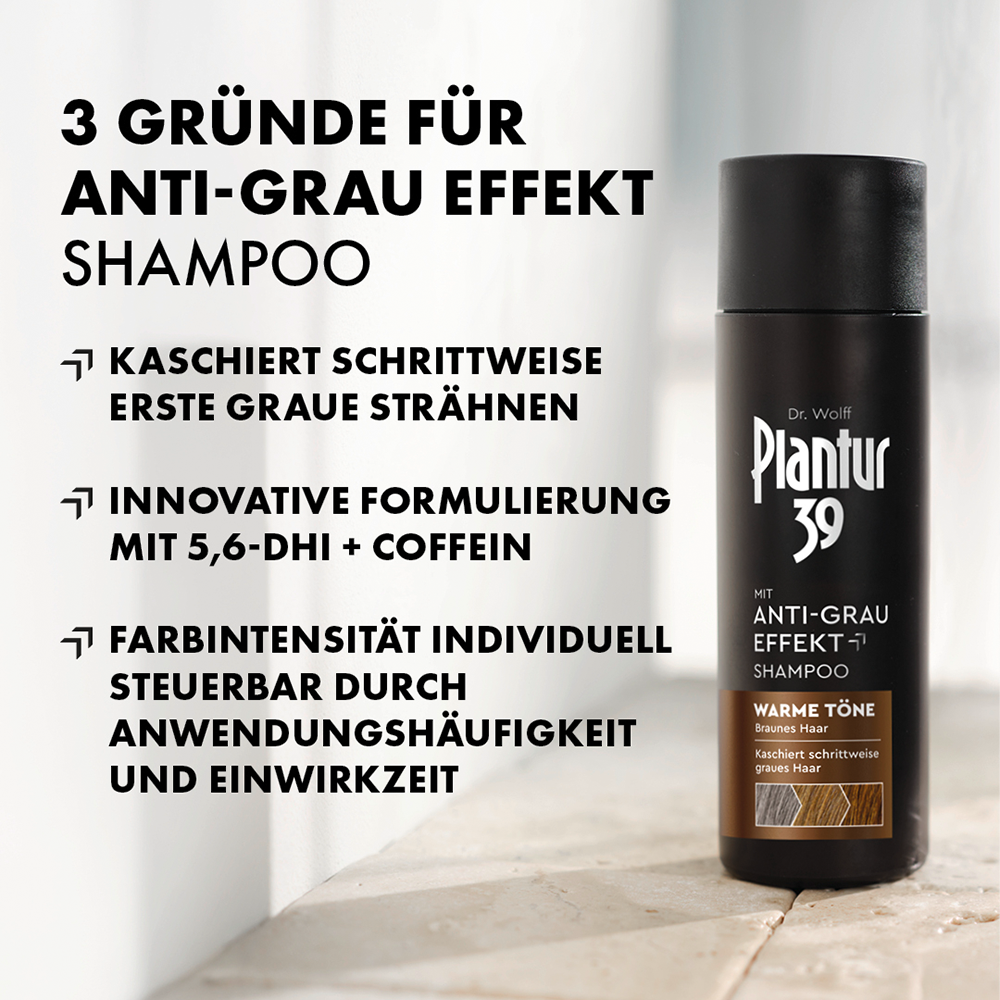 Bild: Plantur 39 Anti-Grau Effekt Shampoo 