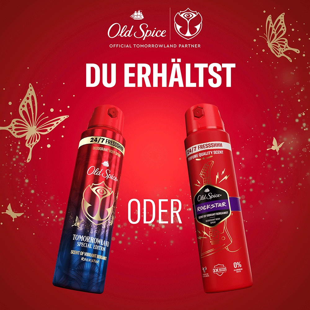 Bild: Old Spice Rockstar Deospray für Männer 