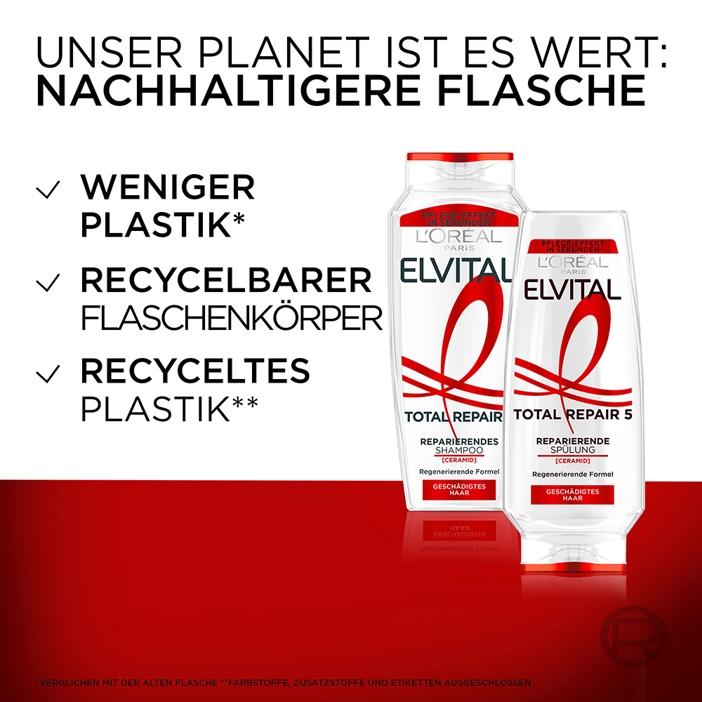 Bild: L'ORÉAL PARIS ELVITAL Total Repair 5 Reparierende Spülung 