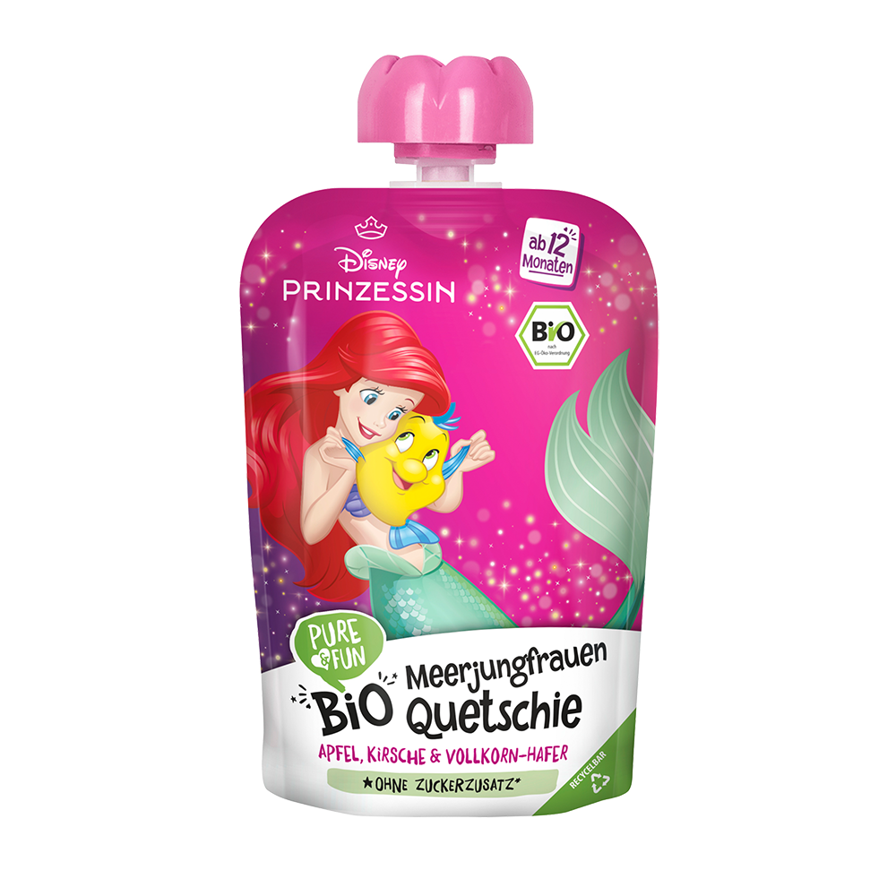 Bild: Pure & Fun Bio Quetschie Meerjungfrauen