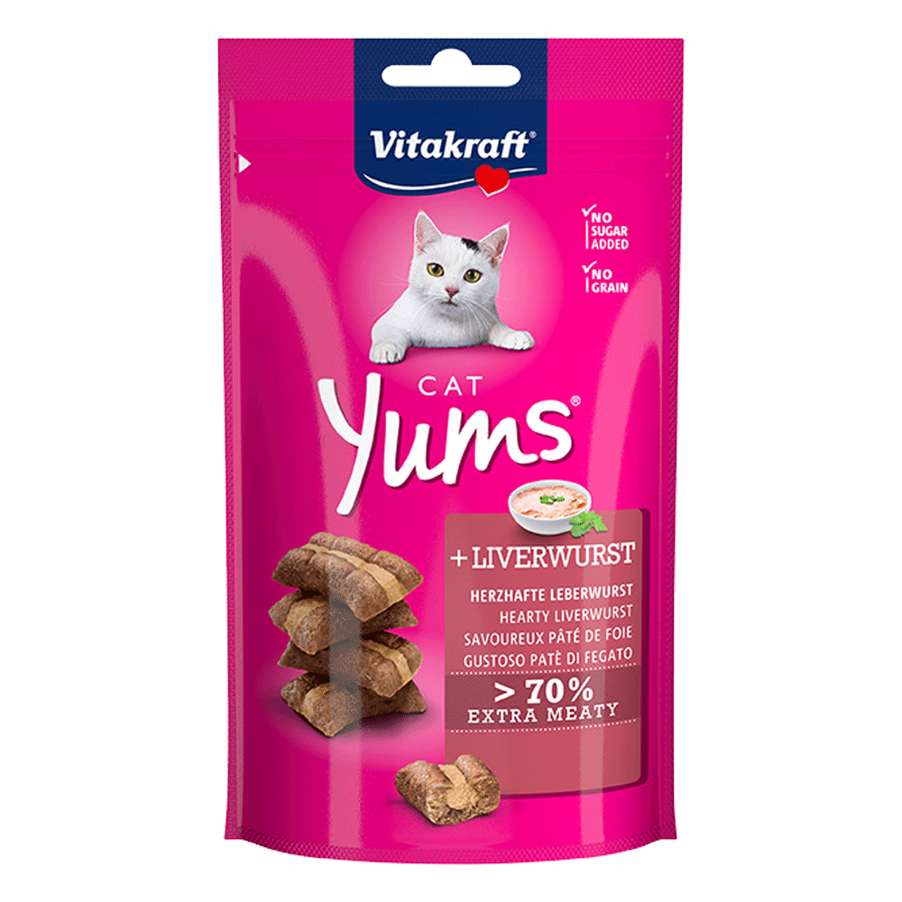Bild: Vitakraft Cat Yums Leberwurst