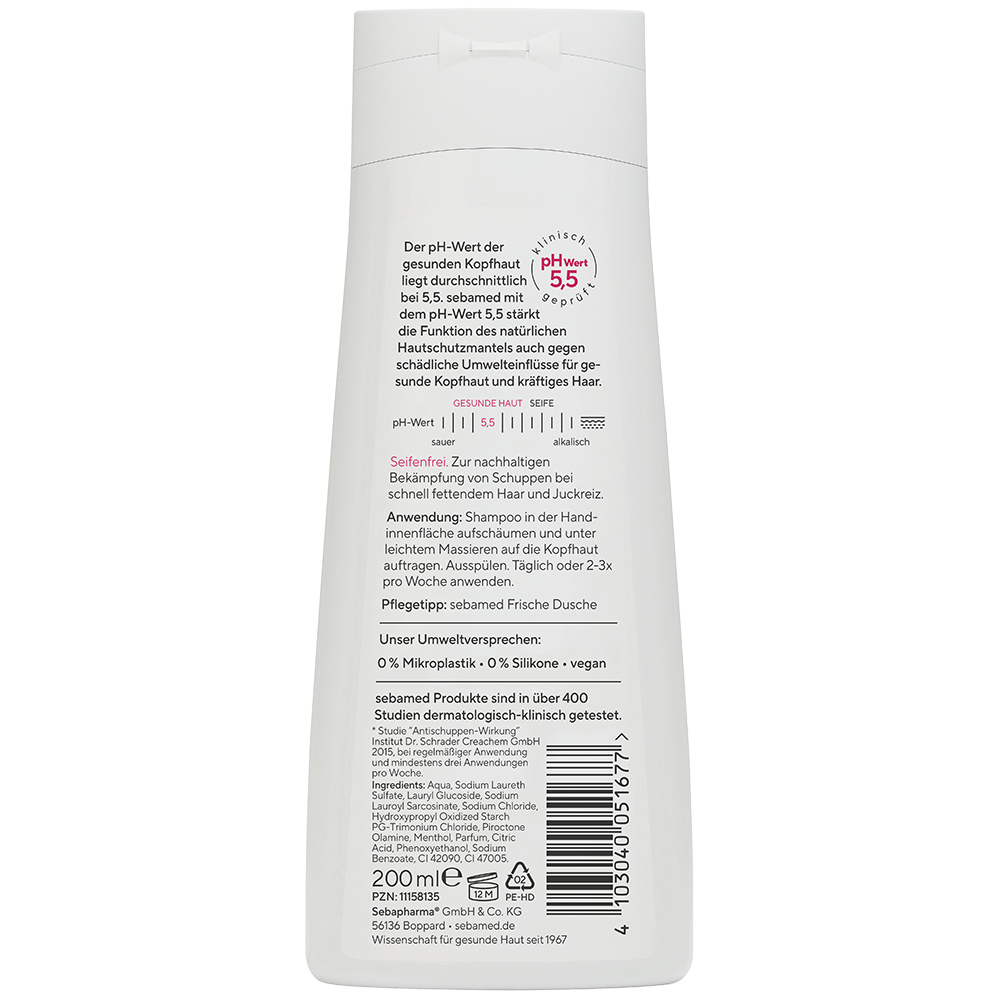 Bild: sebamed Anti-Schuppen Shampoo Plus 