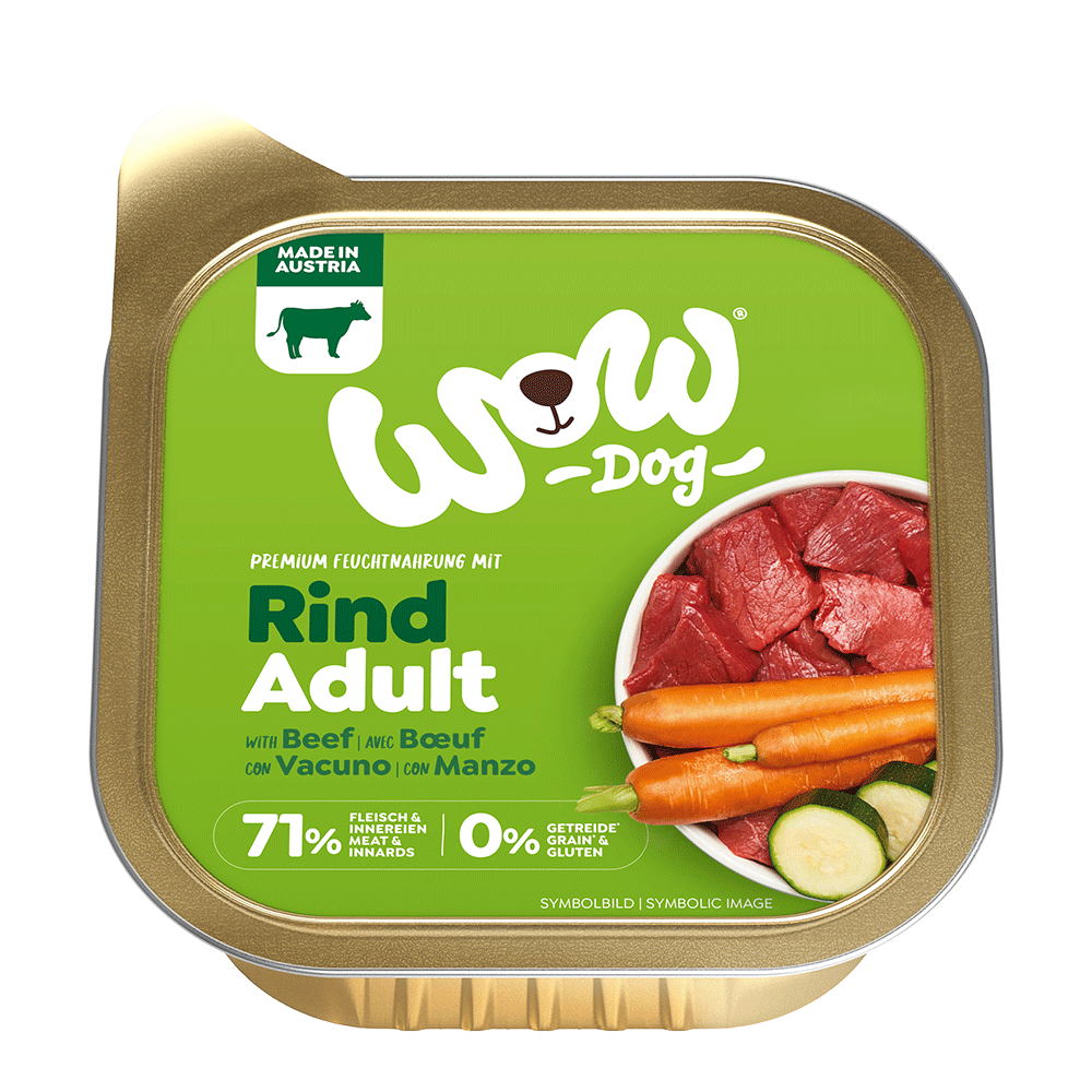 Bild: WOW Adult mit Rind, Karotte und Zucchini 